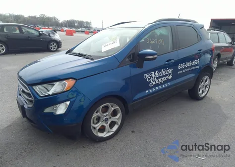 2021 Ford Ecosport Se z USA, uszkodzony, nr VIN MAJ3S2GE2MC445340